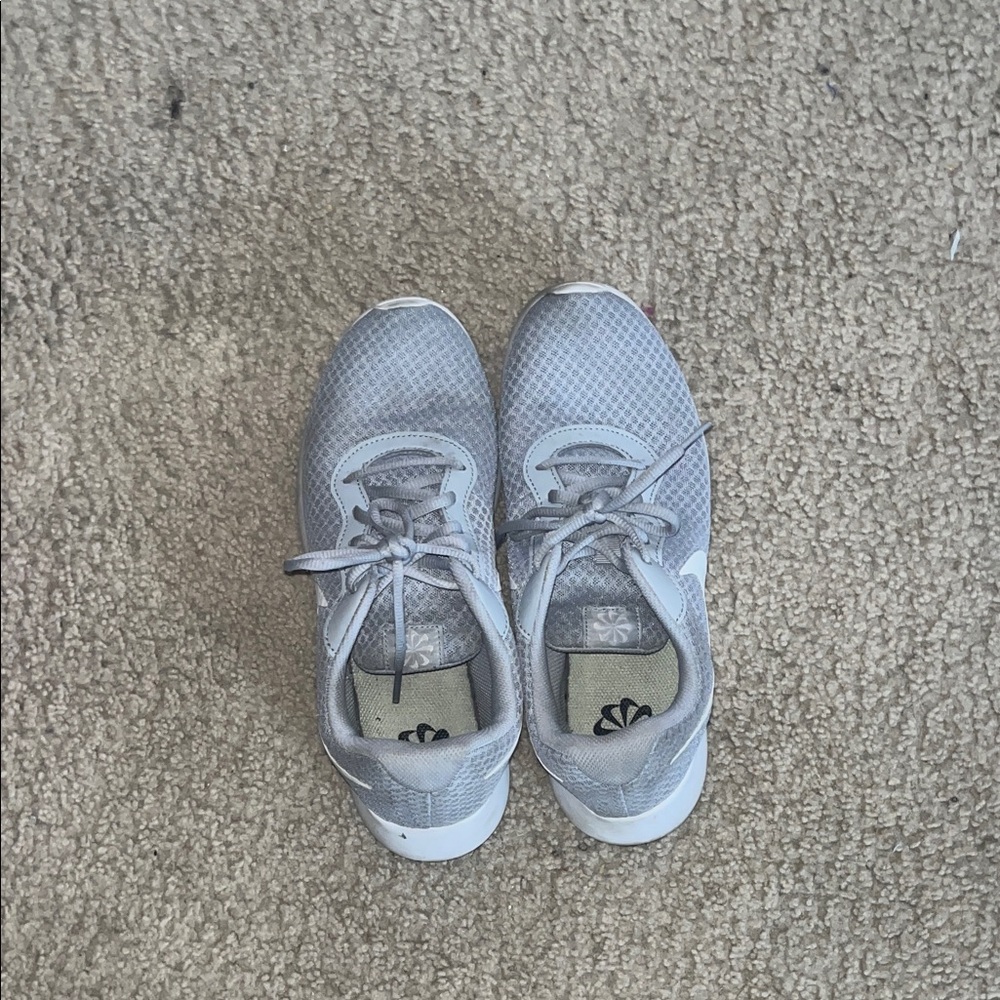Nike Gray and White Women's Sneakers